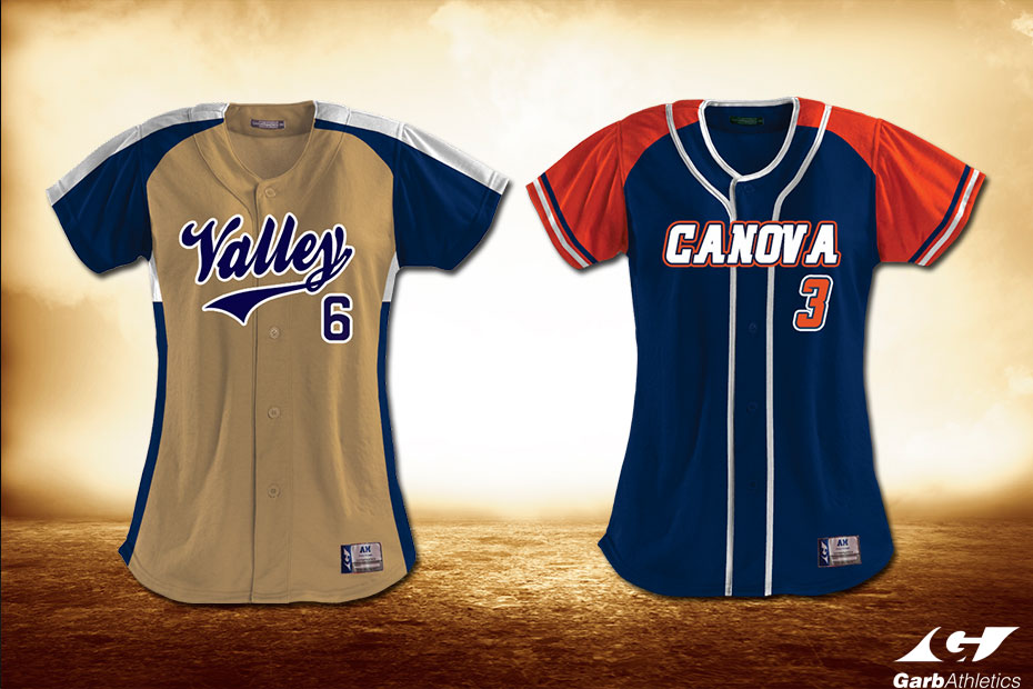 Youth Softball Uniforms  - just a few out of the hundreds of styles available