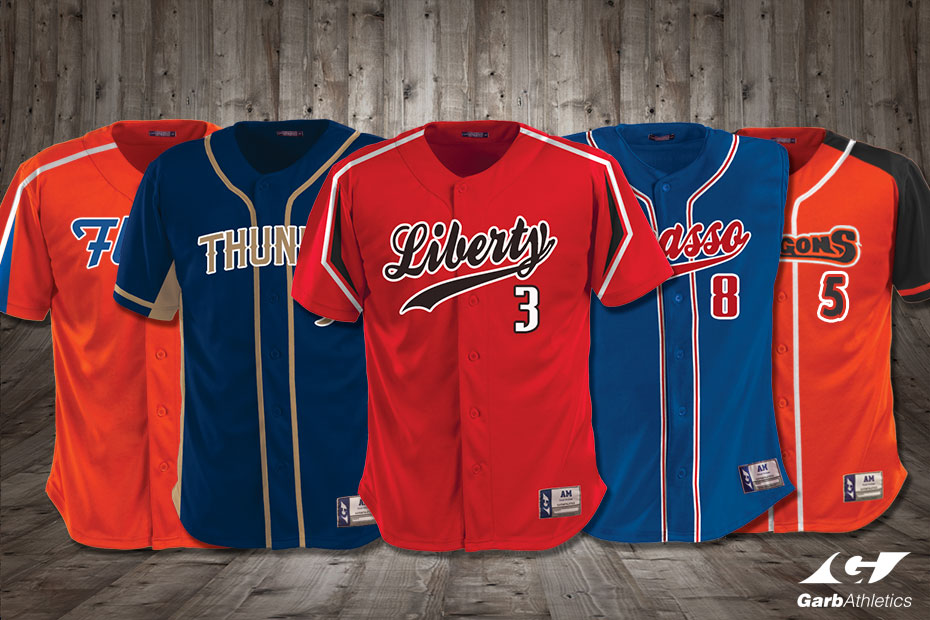 Baseball Uniforms  - just a few out of the hundreds of styles available