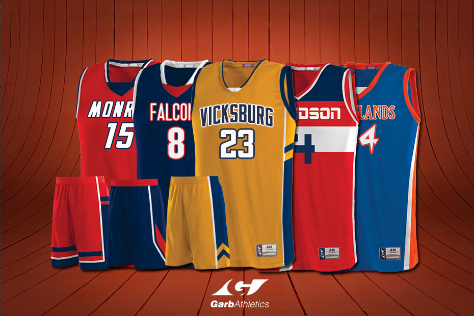 Youth Basketball Uniforms  - just a few out of the hundreds of styles available